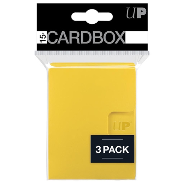 Ultra-Pro-3-Pack-15-Card-Boxes-Gelb